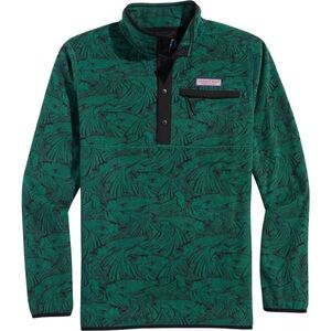 Men's Vineyard Vines Harbor Fleece Pullover Size M EUC